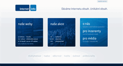 Desktop Screenshot of iinfo.cz