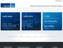 Tablet Screenshot of iinfo.cz